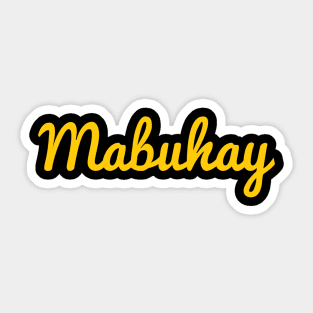 Mabuhay Sticker